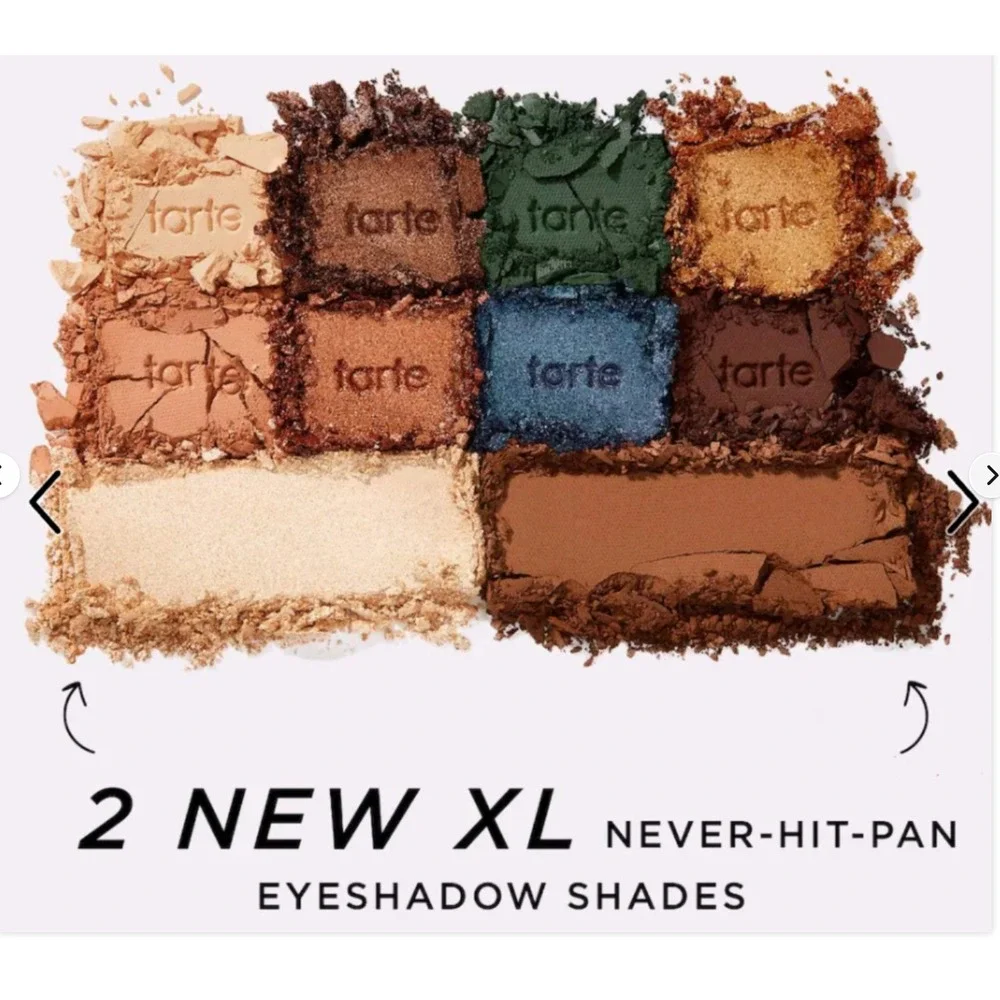 Tarte Glamazon Amazonian Clay Eyeshadow Palette 10 Shades Full‎ Size NIB